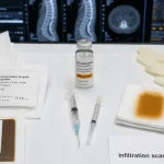 Infiltration sous scanner guidée pour soulager le dos, les racines nerveuses et les articulations