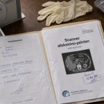 Abdomen scan : contraste iodé avant examen CT abdominal