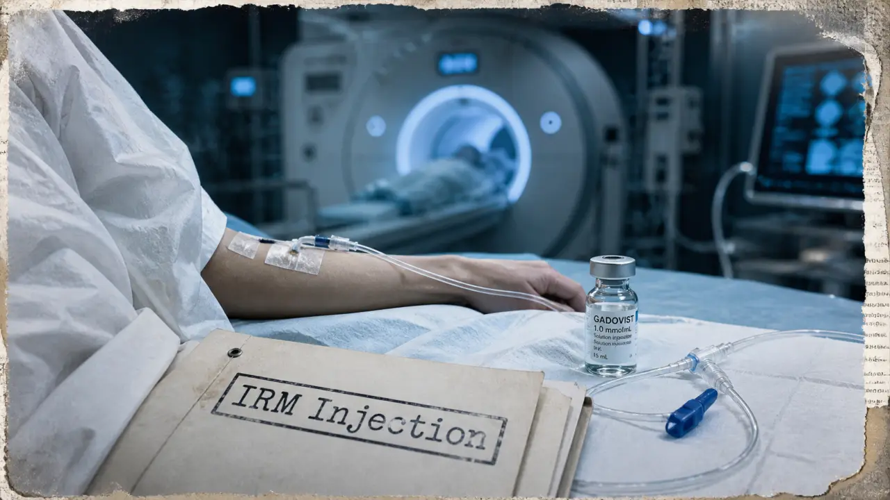 IRM injection de gadolinium : contraste utile, cathéter et produit