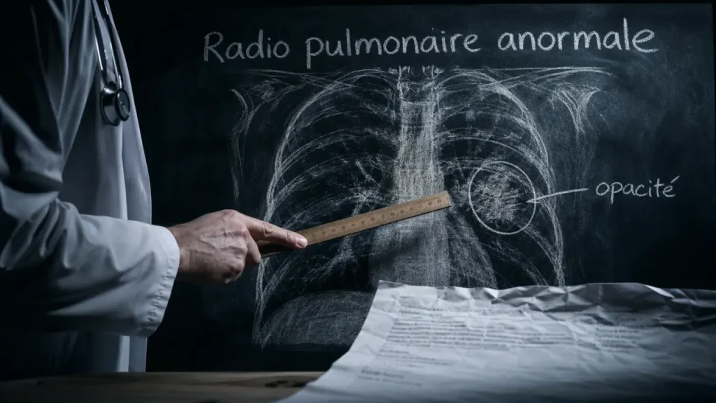 Opacité, nodule ou pneumothorax : ce qu’une radio pulmonaire anormale peut vraiment indiquer