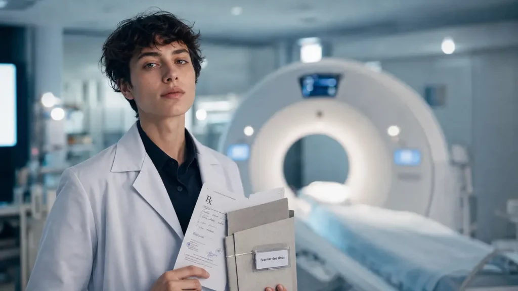 Scanner des sinus : quand il est utile, comment il se déroule et ce qu’il montre