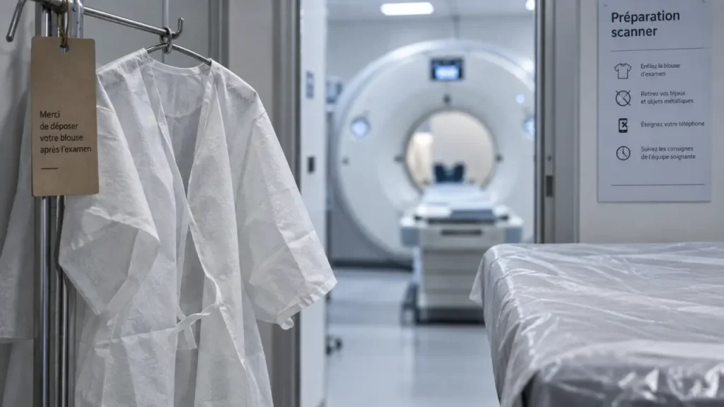 Faut-il se déshabiller pour passer un scanner ? Zone examinée, blouse et vêtements à éviter