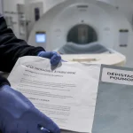 Scanner poumon fumeur en radiologie, informations patient