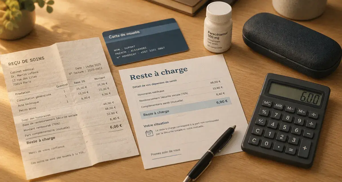Complémentaire santé définition : reste à charge après remboursement
