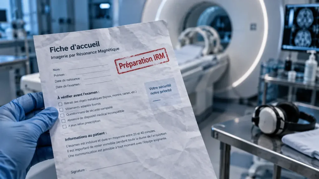 IRM cérébrale : 4 vérifications avant l’examen pour éviter un report