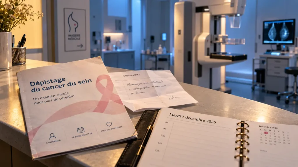 Mammographie à Angers : choisir son centre sans retarder un symptôme